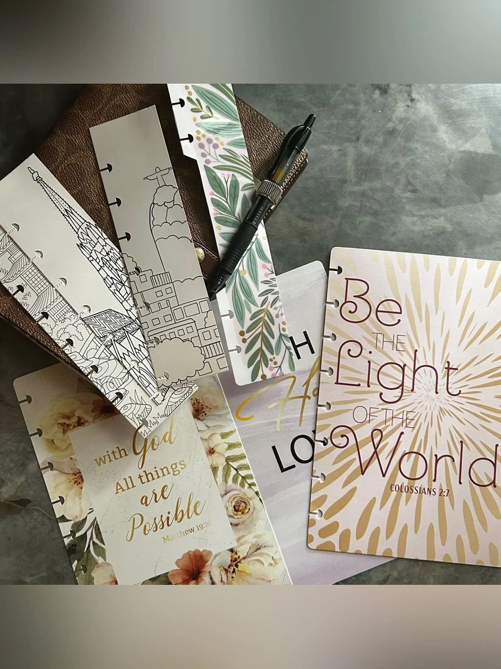 Planner / Agenda insert for Coach notebook cover